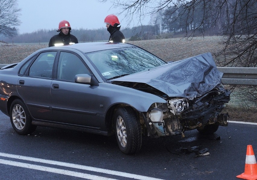 Wypadek na drodze krajowej nr 20 w Przęsinie