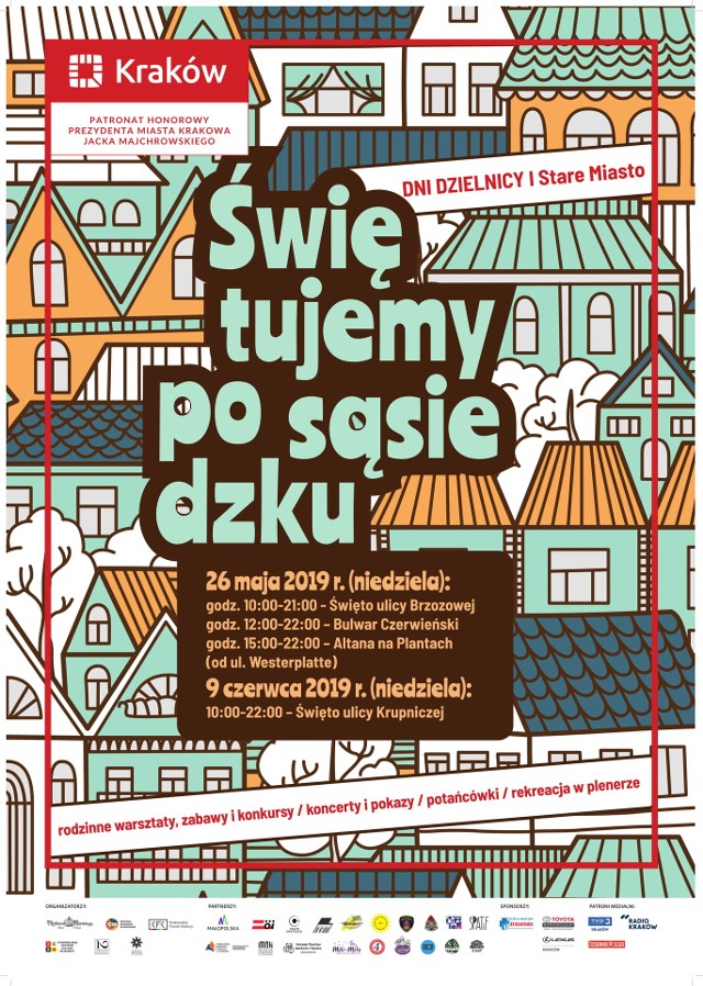 Plakat promujący święto dzielnicy I