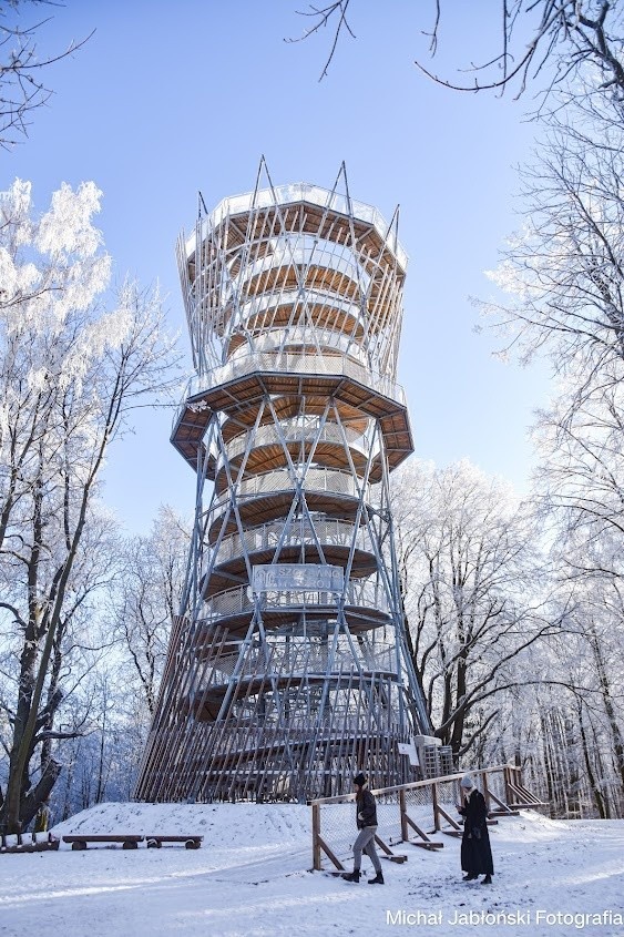 Wieża na Wzgórzu Gedymina w Szczawnie - Zdroju prezentuje...
