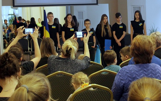 Spotkanie z przebywającymi w Inowrocławiu Ukrainkami i ich dziećmi miało charakter integracyjny