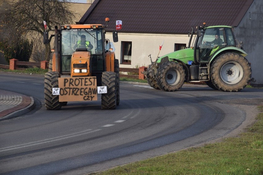 W piątek rano rozpoczął się protest rolników na terenie...