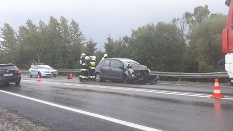 Wypadek w Ptaszkowej. Siedem osób rannych. DK 28 zablokowana [ZDJĘCIA]