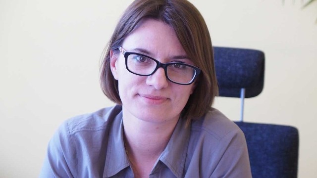 Katarzyna Lewandowska, kierowniczka koszalińskiego oddziału PCK.