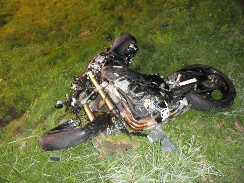 Zmarł motocyklista ranny w wypadku w Łabowej