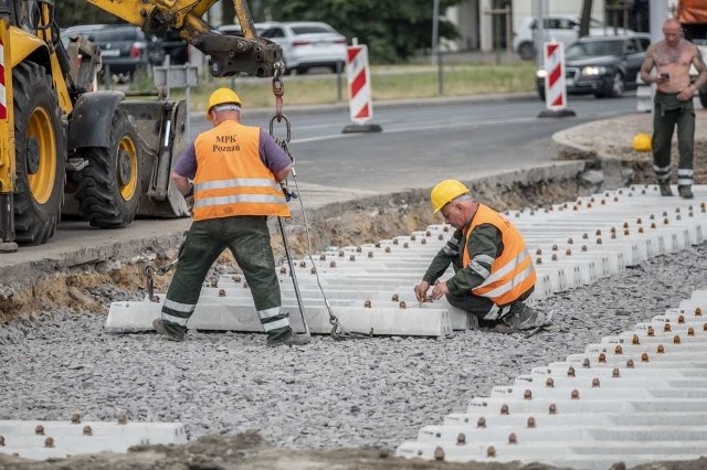 Tramwaje nie kursują ul. Jana Pawła II na odcinku od ronda Środka do Kórnickiej