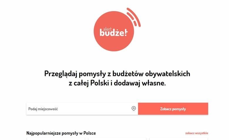 Budżet Alert: Jakie pomysły mają mieszkańcy w twojej gminie? Wejdź na budzetalert.pl i sprawdź co się zmieni!
