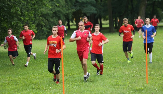 18.07.2016 lodztrening widzewa w parku 3 maja.fot. lukasz kasprzak/express ilustrowany/polska press