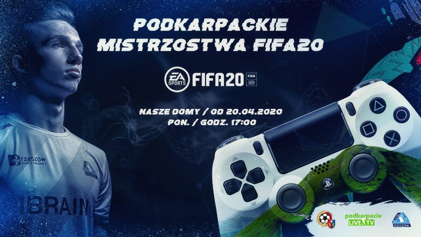 Do udziału w Podkarpackich Mistrzostwach FIFA 20 zgłosić...