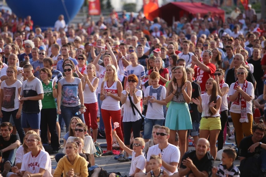 MŚ siatkarzy 2014 FanZone przed Spodkiem