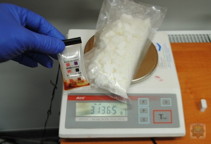 Znalezione substancje to ponad 350 gramów amfetaminy i...