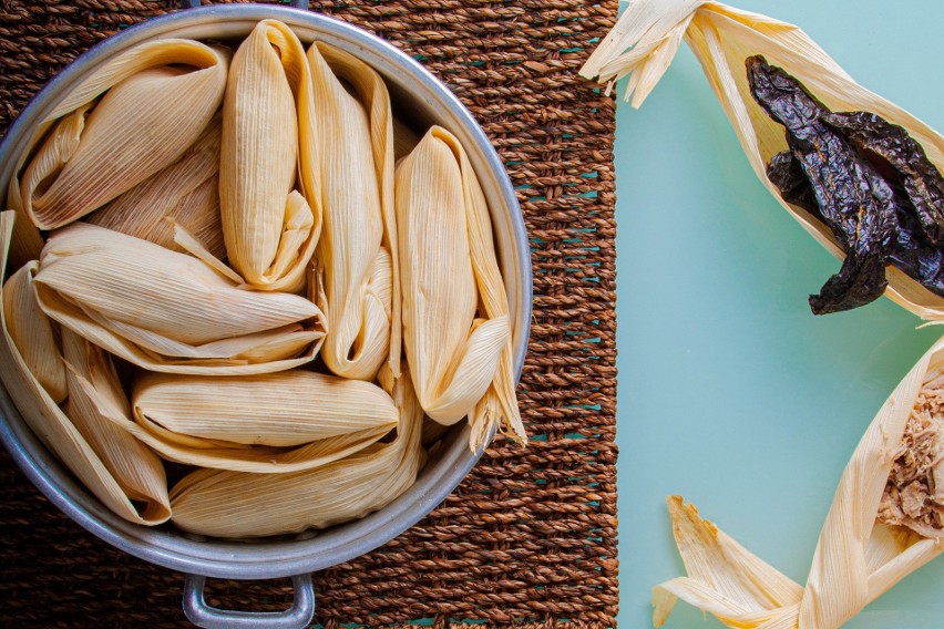 Tamal (w liczbie mnogiej tamales) to danie street food...