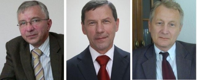 Od lewej Krzysztof Lipiec, Henryk Milcarz i Konstanty Miodowicz