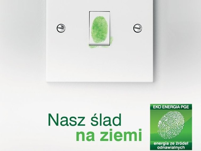 Fragment ulotki promującą zieloną energię. Fot. Archiwum PGE