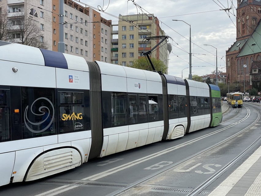 Nie jeżdżą tramwaje między ul. Wyszyńskiego i Basenem Górniczym w Szczecinie