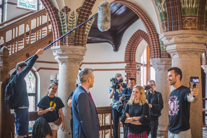 We wtorek w naszym mieście gościli studenci podróżujący po...