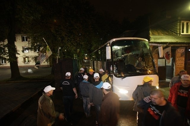 Związkowcy ze Śląska jadą na protest w Warszawie