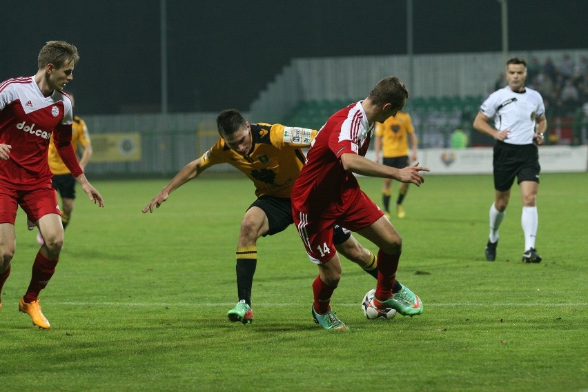 GKS Katowice - Dolcan 2:3 [RELACJA + ZDJĘCIA]. Piłkarze z Ząbek kąsali na Bukowej