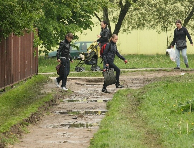 Teren, na którym znajduje się droga, będzie można kupić.  