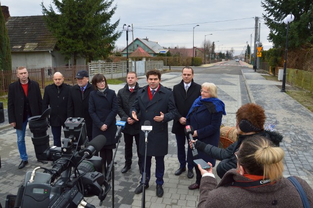 W poniedziałek na oficjalne otwarcie ulicy Lipowej  zorganizowana została konferencja prasowa