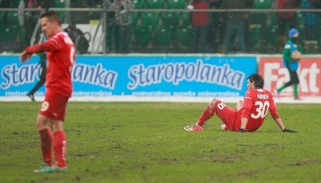 Hachem Abbes odczuł trudy meczu we Wrocławiu