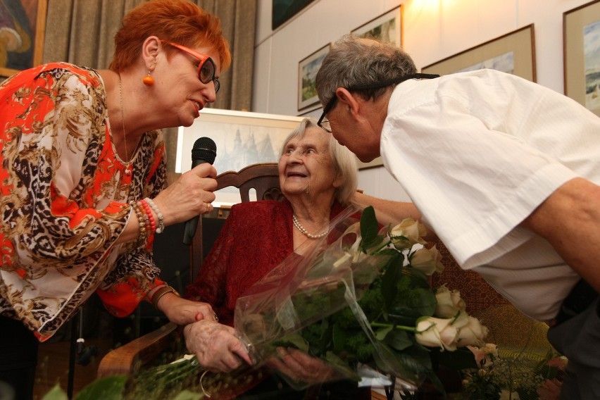 Najstarsza wrocławianka Maria Olszowska, 15 września 2016...