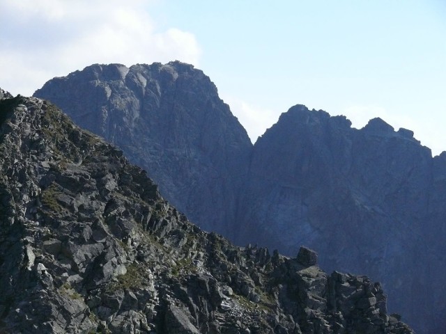 Kozia Przełęcz widziana z Granatów