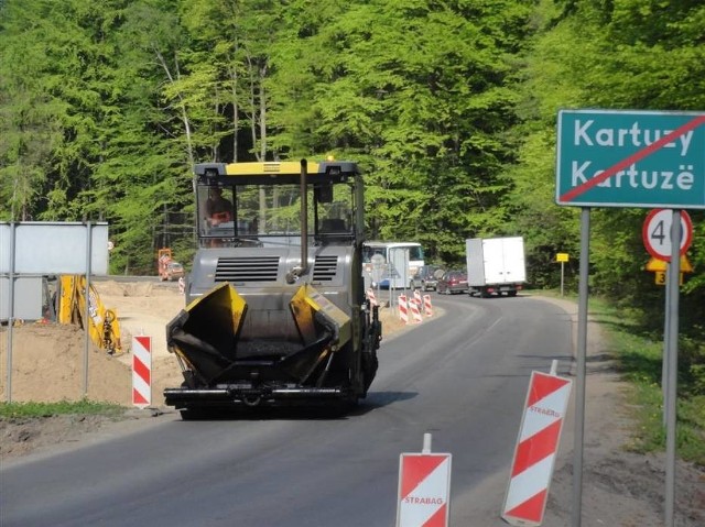 I etap budowy północnej Obwodnicy Kartuz