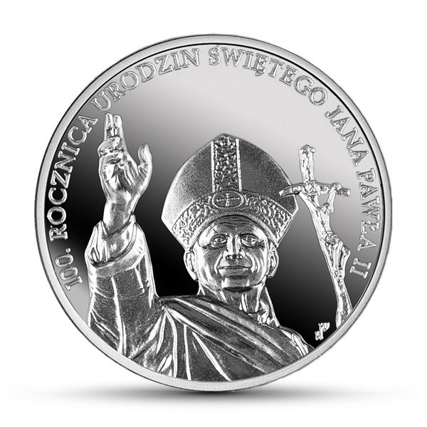 Wspaniałe monety kolekcjonerskie NBP na 100. rocznicę urodzin Świętego Jana Pawła II