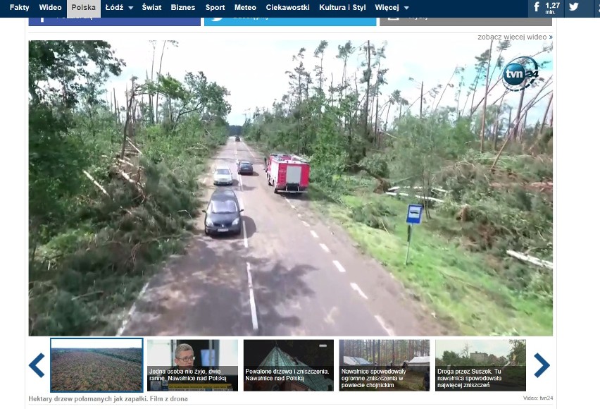 Tragedia w Suszku. Bilans nawałnicy, która przeszła nad...