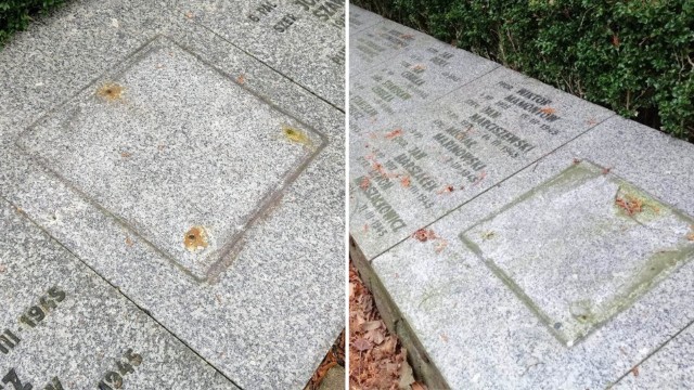 Dewastacji na Cmentarzu Wojennym w Kołobrzegu dokonano w kwietniu ubiegłego roku.