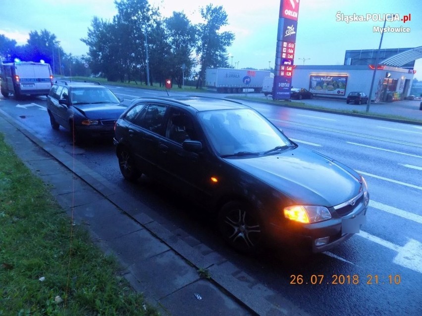Czarny dzień w Mysłowicach. Siedem zdarzeń drogowych w ciągu pięciu godzin ZDJĘCIA
