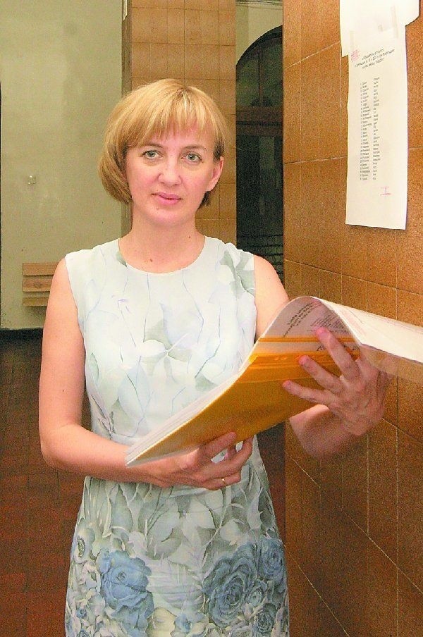 Iwona Waszkiewicz, dyrektor Zespołu  Szkół Ogólnokształcących nr 6