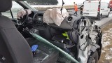 Wypadek na autostradzie A4. Kierowca renault zasnął za kierownicą ZDJĘCIA