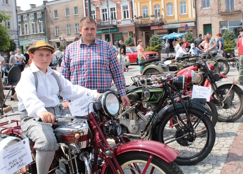 Wystawa zabytkowych motocykli w Wąbrzeźnie
