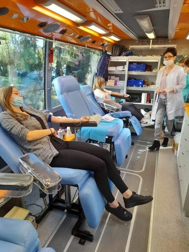 Uczniowie Zespołu Szk&oacute;ł Agrotechnicznych w Słupsku uczestniczyli w akcji honorowego oddawania krwi.