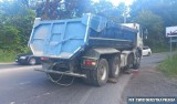 Po awarii w Starachowicach: trzy mandaty dla kierowcy ciężarówki