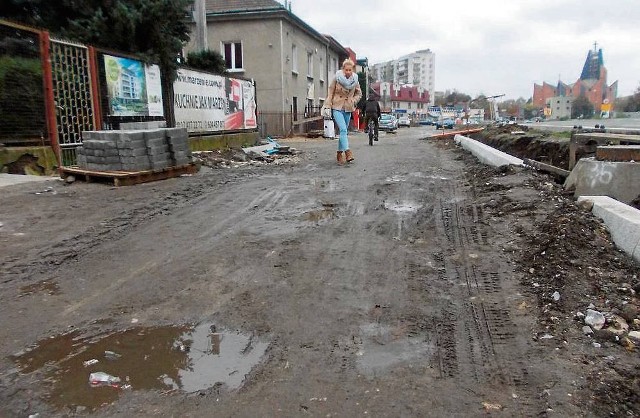 Ulica Meissnera pozbawiona jest chodników