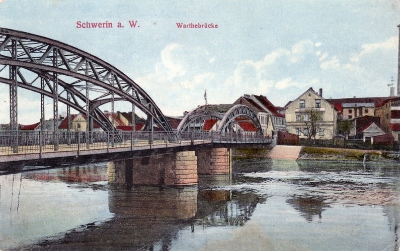 Most na Warcie od strony Domu nad Rzeką