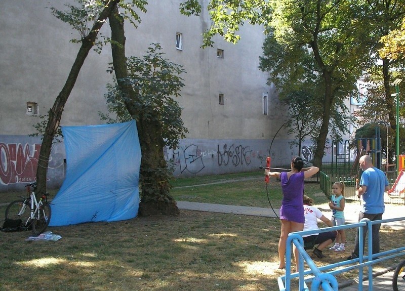 Street Fabric w pasażu Rubinsteina. Sport na świeżym powietrzu