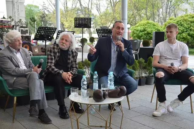 Od lewej Roman Gotfryd, Konrad Mastyło, Edward Durda i Tobiasz Zarzeczny
