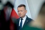 Mariusz Błaszczak z wizytą w Lublinie. "Zapora na granicy jest bardzo ważnym elementem zapewniającym bezpieczeństwo Polski"