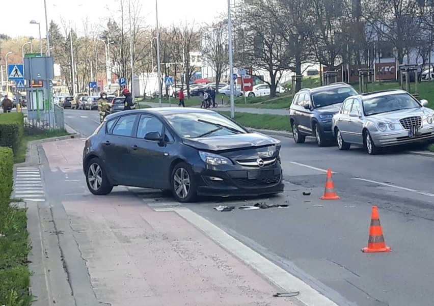 Wypadek na ul. Dokerskiej we Wrocławiu 26.04.2021