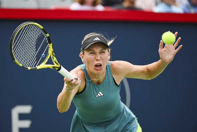 Caroline Wozniacki wygrała w Montrealu mecz pierwszej rundy.