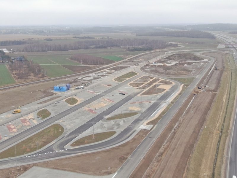 Na odcinku F, będącym częścią autostradowej obwodnicy...