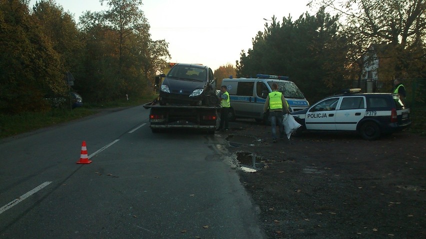 Wypadek motocyklisty w Pruchnej