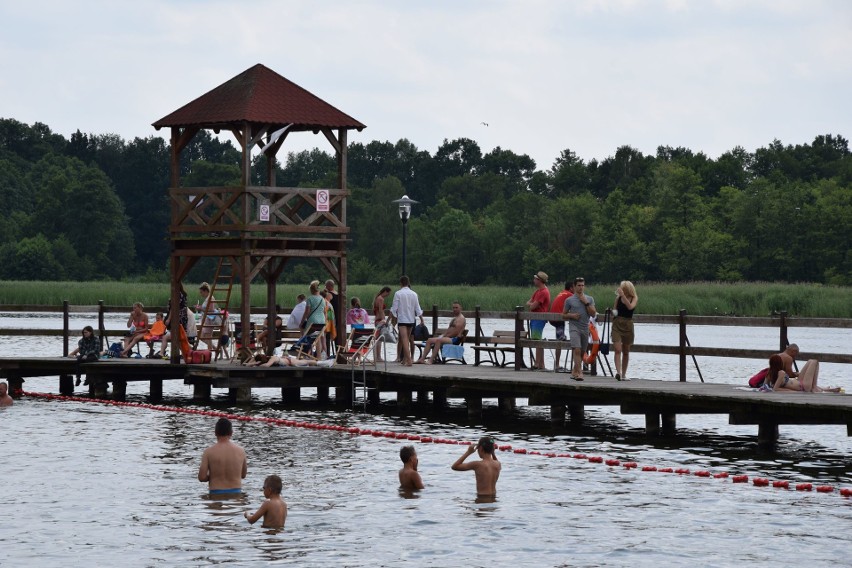 Plaża w Sławskim Centrum Kultury i Wypoczynku nad Jeziorem...