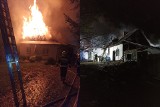 9 godzin gaszono nocny pożar domu pod Brzozowem. Ruszyła zbiórka na pomoc pogorzelcom [ZDJĘCIA]