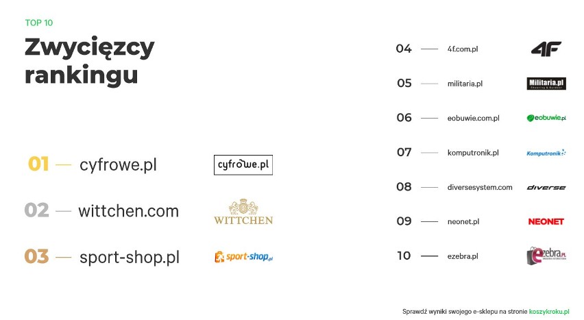 Koszyk Roku 2019. Gdzie i jak Polacy robią internetowe zakupy [najlepsze e-sklepy]