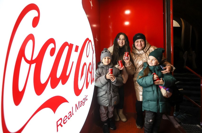 Tak to wyglądało w Gdańsku! Świąteczna ciężarówka Coca-Coli...