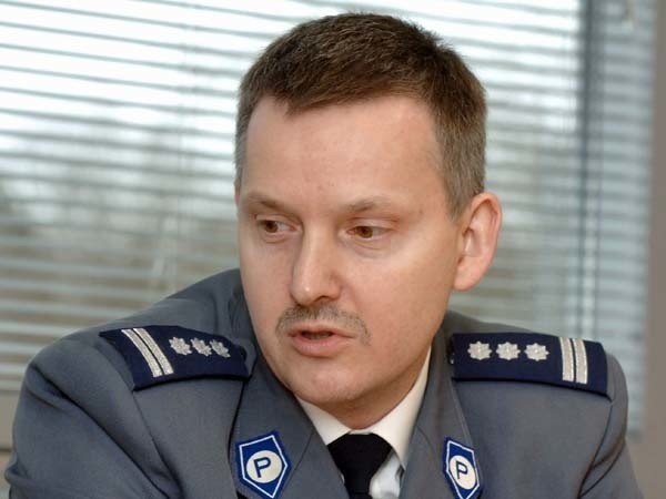 Wiesław Tyl, komendant policji w Koszalinie.